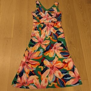 Floral Maxi Dress with Vibrant Colors